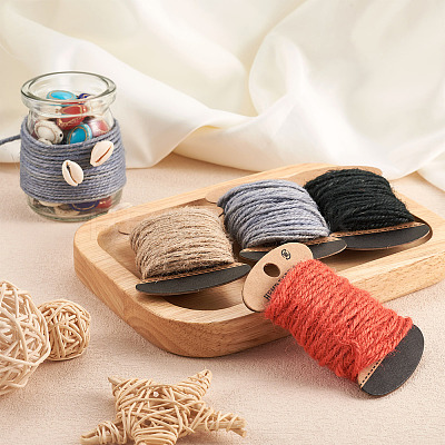 4 Boards 4 Colors Jute Cord OCOR-CW0001-05-1