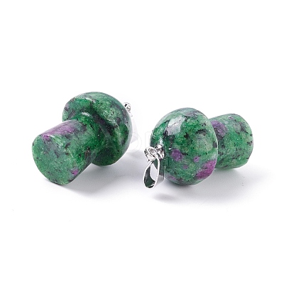 Natural Ruby in Zoisite Pendants G-M380-B06-P-1