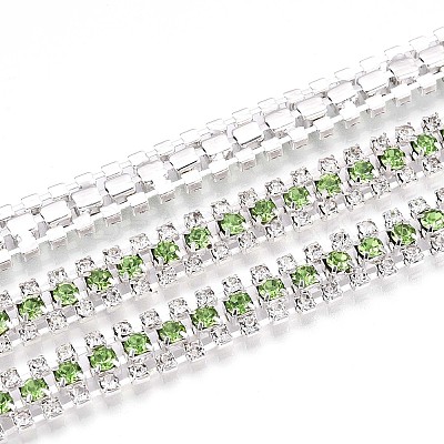 Iron Rhinestone Cup Chains CH-T006-04S-06-1