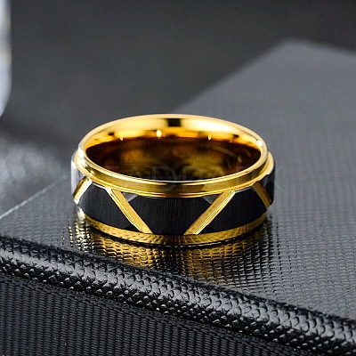 304 Stainless Steel Finger Rings for Men WG58AA5-01-1