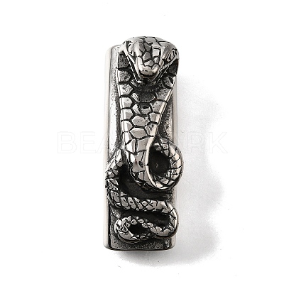 304 Stainless Steel Slide Charms STAS-F356-15AS-02-1