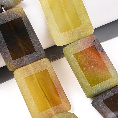 Dyed Natural Agate Beads Strands G-T144-25B-04-1