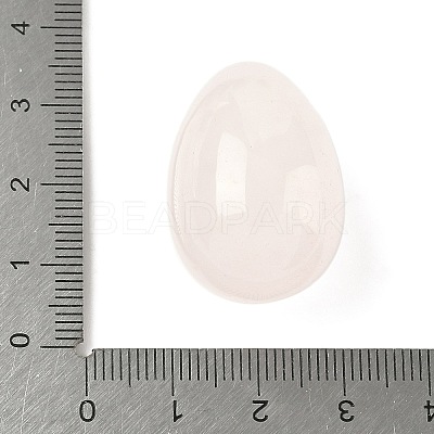 Natural Rose Quartz Egg Shape Display Decorations G-Z094-01A-1