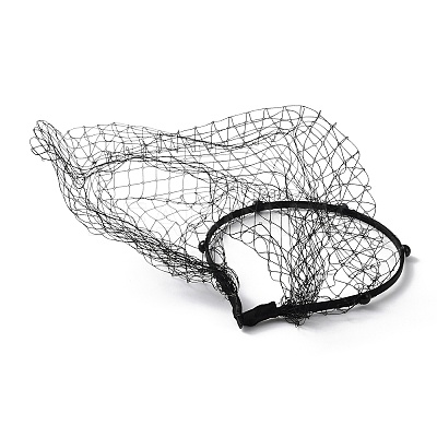 Bridal Pearl Mesh Veil Cloth Hair Bands MRMJ-WH0082-05A-01-1