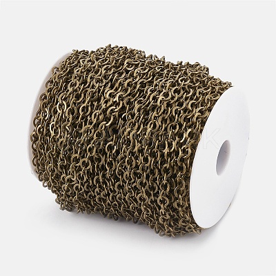 Iron Cable Chains CH-R015-8x7mm-AB-NF-1
