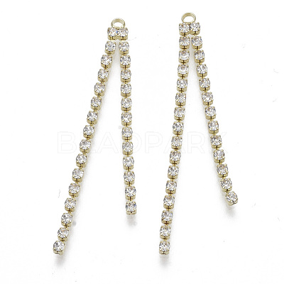 Brass Cup Chains Tassel Big Pendants X-PALLOY-S177-72LG-1