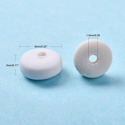 Handmade Polymer Clay Beads Strands X-CLAY-N008-008E-1