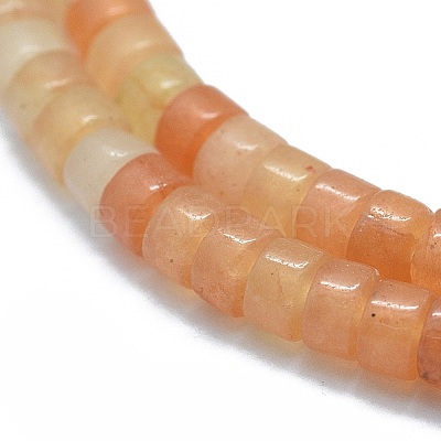 Natural Red Aventurine Beads Strands G-F631-A11-02-1