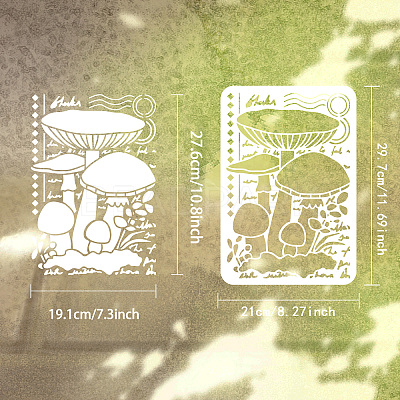 Plastic Drawing Painting Stencils Templates DIY-WH0396-366-1