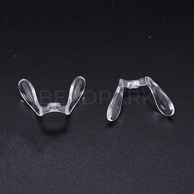 Plastic Eyeglass Nose Pads KY-WH0032-04-1