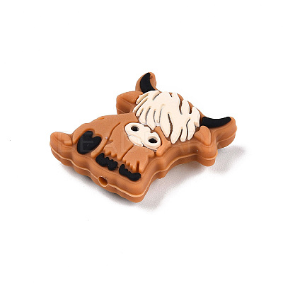 Yak Food Grade Eco-Friendly Silicone Focal Beads SIL-D004-01A-01-1
