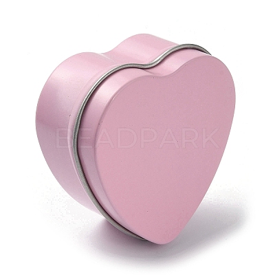 Tinplate Iron Heart Shaped Candle Tins CON-NH0001-02C-1
