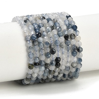Natura Blue Rutilated Quartz Beads Strands GG-CBA3921-A05-4mm-1