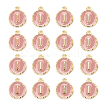 Golden Plated Alloy Enamel Charms X-ENAM-S118-07I-1