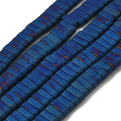 Electroplated Non-magnetic Synthetic Hematite Beads Strands G-C106-B01-07A-1