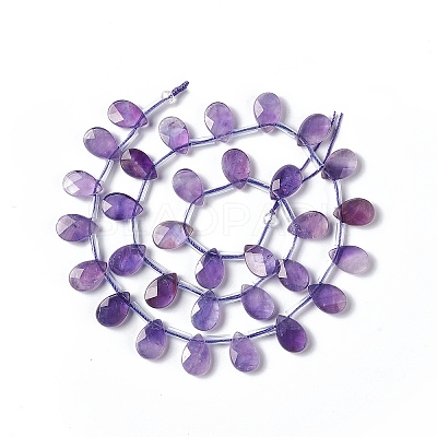 Natural Amethyst Beads Strands G-G805-B17-1