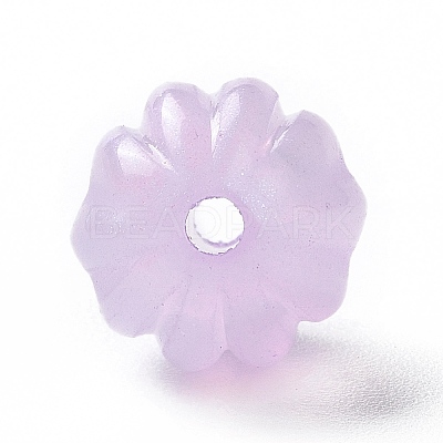 Luminous Acrylic Beads X-OACR-E010-17-1