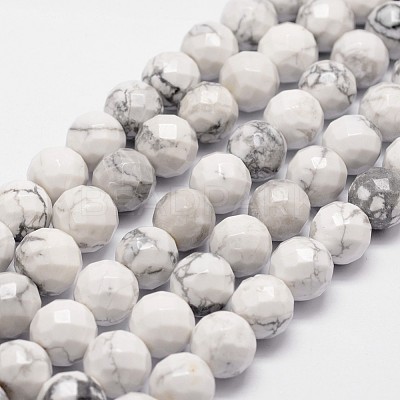 Natural Howlite Beads Strands X-G-D840-44-8mm-1