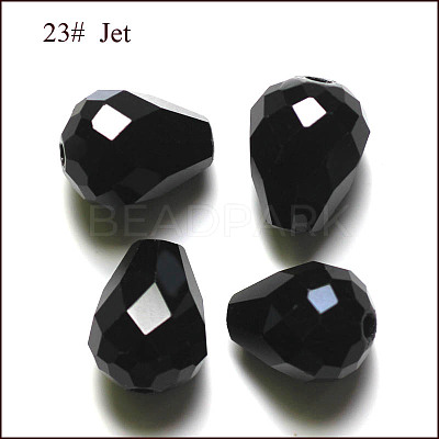 Imitation Austrian Crystal Beads SWAR-F062-10x8mm-23-1