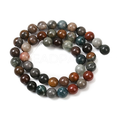 Natural New Ocean Jasper Bead Strands G-G954-01-8mm-01-1