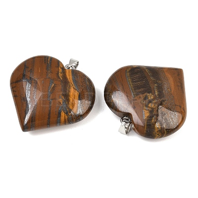 Natural Tiger Iron Pendants GG-K002-04H-1