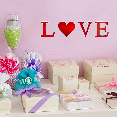 Acrylic Mirror Wall Stickers Decal DIY-CN0001-13B-E-1