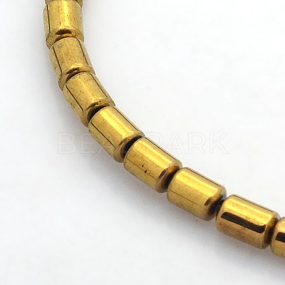 Electroplate Non-magnetic Synthetic Hematite Beads Strands G-J210A-05-1