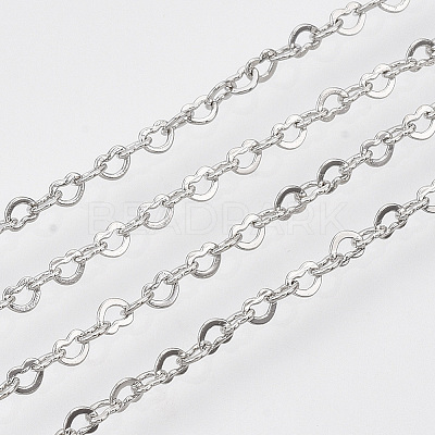 Soldered Brass Heart Chains CHC-T008-03P-1