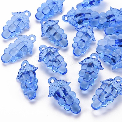 Autumn Theme Transparent Acrylic Beads TACR-S154-60B-940-1