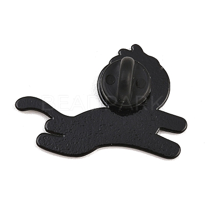 Cat Fishbowl Head Enamel Pins JEWB-E044-02EB-02-1