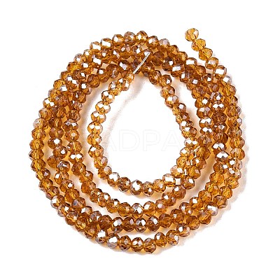 Electroplate Glass Beads Strands EGLA-A044-T1mm-A04-1