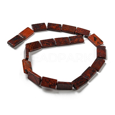 Natural Flower Agate Beads Strands G-M420-G01-01-1
