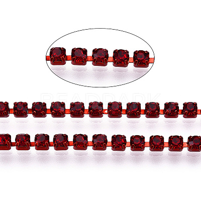 Electrophoresis Iron Rhinestone Strass Chains CHC-Q009-SS8.5-B21-1
