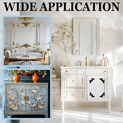 PVC Carved Self-adhesion Applique FIND-WH0149-22A-1