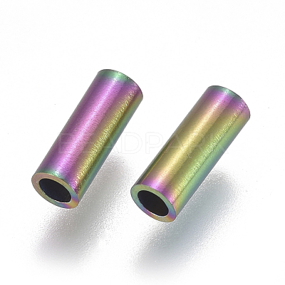 Ion Plating(IP) 304 Stainless Steel Tube Beads STAS-F224-01M-C-1
