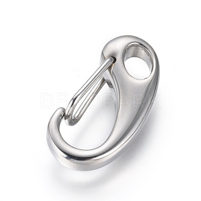 Tarnish Resistant 304 Stainless Steel Keychain Clasp Findings X-STAS-Q130-1