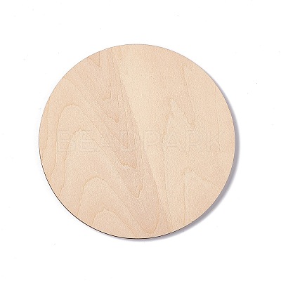 Wooden Carved Cup Mats AJEW-P103-01H-1
