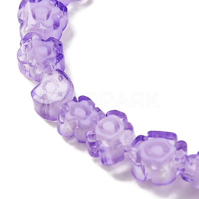 Handmade Millefiori Lampwork Beads Strands LAMP-G164-01A-1