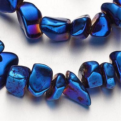 Electroplate Non-magnetic Synthetic Hematite Beads Strands G-F300-06-1