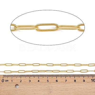 Brass Paperclip Chains CHC-A011-10G-1