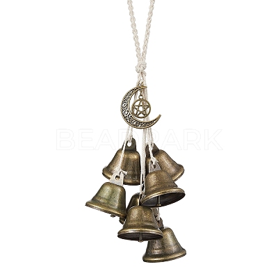 Iron Bell Wind Chimes HJEW-JM01960-1