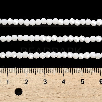 Electroplate Opaque Glass Beads Strands EGLA-A035-P3mm-A01-1