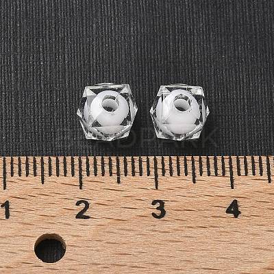 Transparent Acrylic Beads TACR-S112-8mm-01-1