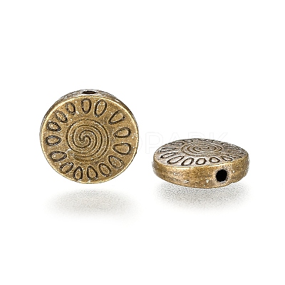 Tibetan Style Alloy Beads PALLOY-P184-02AB-RS-1