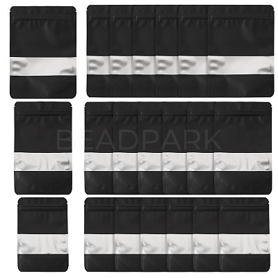 18Pcs 3 Styles PE Resealable Bags with Window OPP-TAD0001-01D-1