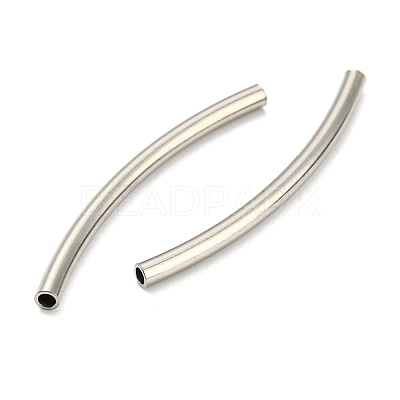 Non-Tarnish 304 Stainless Steel Tube Beads X-STAS-B047-27J-P-1