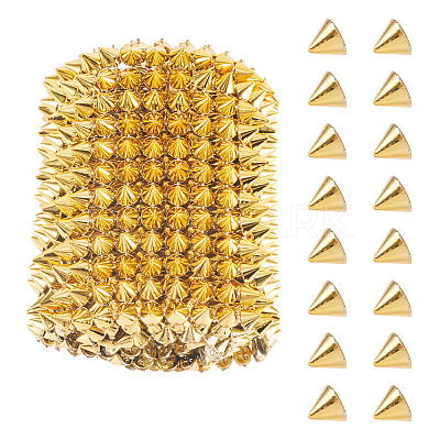 1 Yard 12-Row Resin Spike Stud Cone Flatback Punk Rock Trim Mesh Bead Craft FIND-TA0006-73B-1