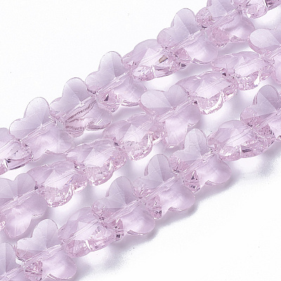 Transparent Glass Beads GLAA-Q066-10mm-B17-1