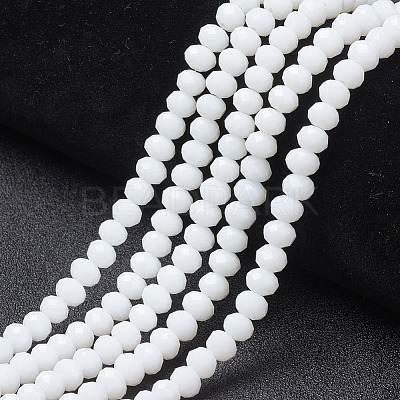 Opaque Solid Color Glass Beads Strands X1-EGLA-A034-P6mm-D01-1