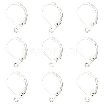 100Pcs Brass Leverback Earring Findings KK-YW0003-37S-1